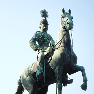 小松宮彰仁親王の騎馬像（上野恩賜公園）